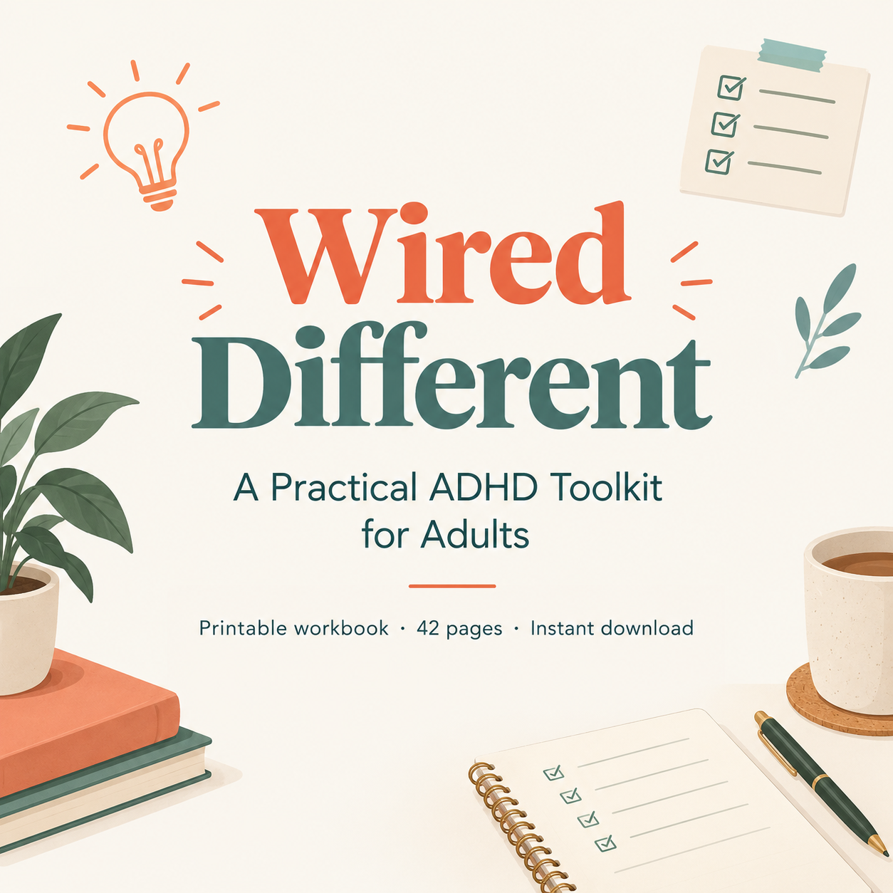 Wired Different workbook cover